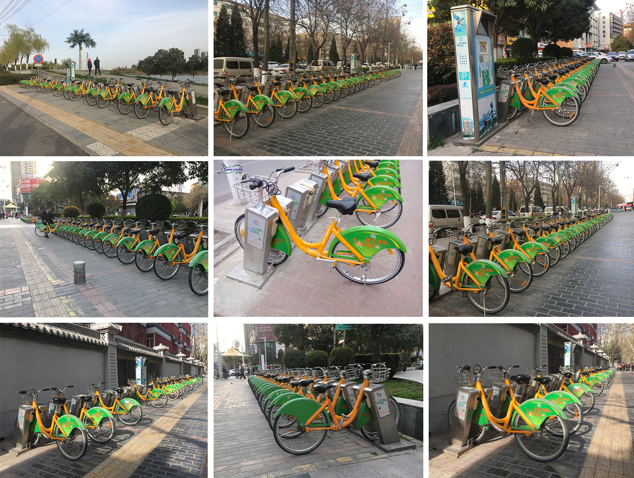 咸阳公共自行车案例展示